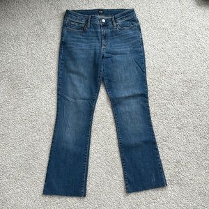 Gap Crop Kick Flare Jeans